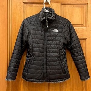 Girls Mossbud Swirl reversible jacket size L excellent condition